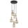 Pendelleuchte 5-flammig B:37 cm E14 Glas in Cognac