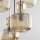 Pendelleuchte 5-flammig B:37 cm E14 Glas in Cognac