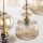 Pendelleuchte 5-flammig B:37 cm E14 Glas in Cognac
