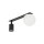 Deckenspot flexibel Glas Metall Schwarz 43 cm GU10 Glas