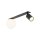 Deckenspot flexibel Glas Metall Schwarz 43 cm GU10 Glas