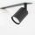Deckenspot flexibel Glas Metall Schwarz 43 cm GU10 Glas