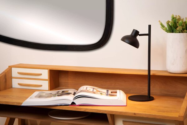 Schreibtischlampe Modern Schwarz GU10 flexibel 46,7 cm
