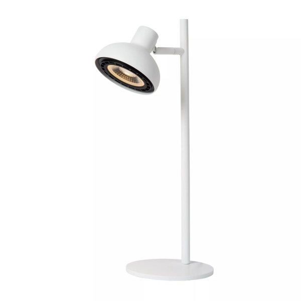Schreibtischlampe Modern Weiß GU10 schwenkbar 46,7 cm