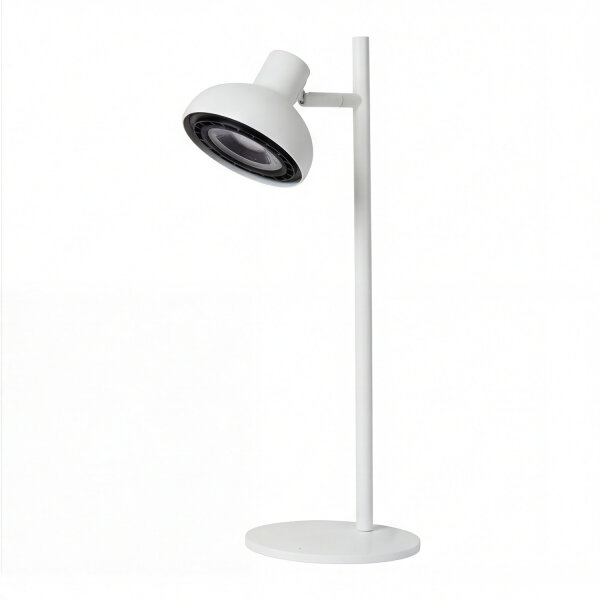 Schreibtischlampe Modern Weiß GU10 schwenkbar 46,7 cm