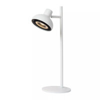 Schreibtischlampe Modern Weiß GU10 schwenkbar 46,7 cm