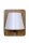 Wandlampe Holz Skandinavisch E14 H:25 cm Natur Opalweiß