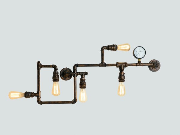 Wandleuchte Amarcord Rost Antik 5-Flmg