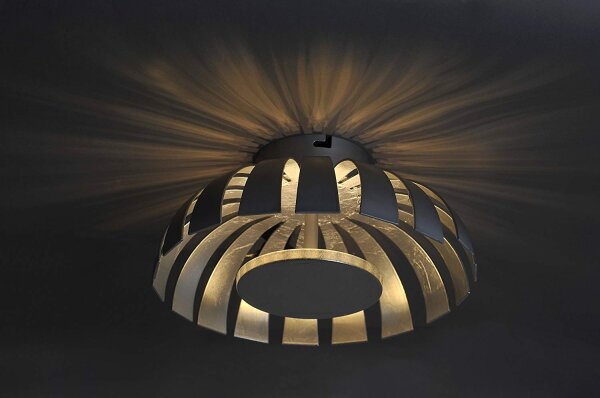 LED Deckenlampe Silber 3000K rund  FLARE