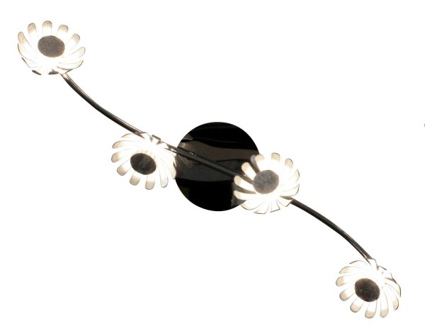LED Spot in Silber Metall länglich 3000K 1200lm