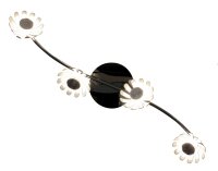 LED Spot in Silber Metall länglich 3000K 1200lm