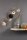 LED Spot in Silber Metall länglich 3000K 1200lm