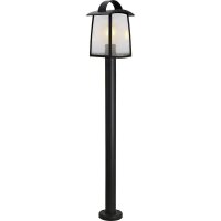 Schwarze Außenlampe Rustikal 103,5cm IP44 E27...