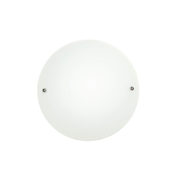 Runde Deckenlampe Glas rund Ø25cm flach Wohnzimmer