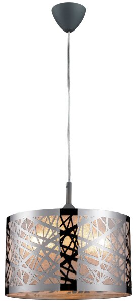 Moderne Pendelleuchte Pendellampe Chrom