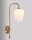 Stilvolle Wandlampe Glas Echt-Messing TALIS