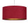 Hängeleuchte Stoff Ø40cm Rot Gold Retro Esstisch