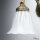 Wandlampe Weiß Floral aus Echt-Messing