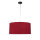 Pendellampe Rot Gold Retro Ø50cm Esstisch Stoff