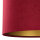 Pendellampe Rot Gold Retro Ø50cm Esstisch Stoff