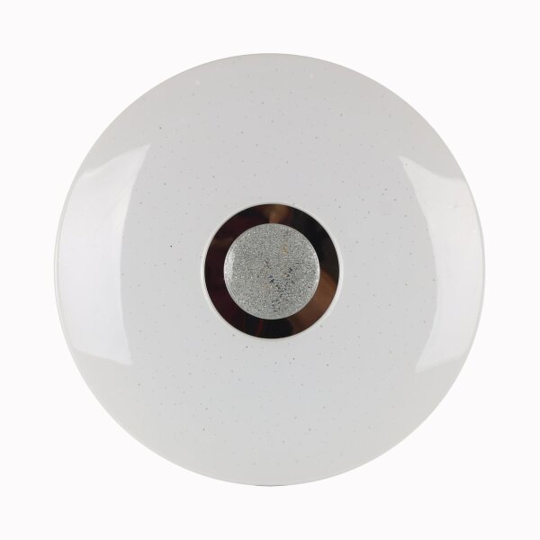 LED Deckenleuchte Metall rund Ø38,5 cm Weiß blendarm