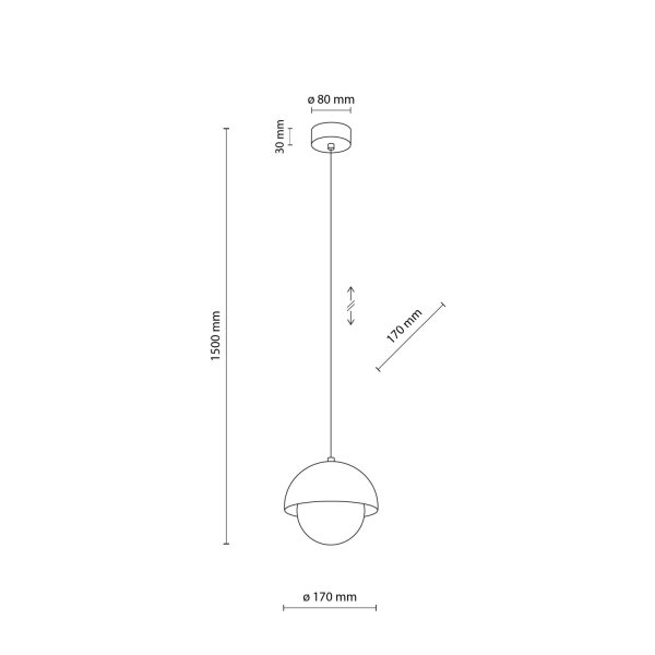 Pendelleuchte Weiß Glas B:17 cm G9 skandinavisch Stahl