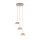 Pendelleuchte Beige Stahl Glas B:31,5 cm G9 3-flammig