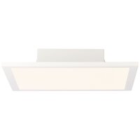LED Deckenleuchte modern Kunststoff Weiß B:29,5 cm