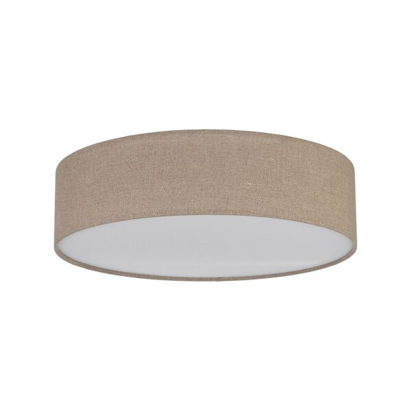 Deckenleuchte Stoff zeitlos 60 cm Beige E27 4-flammig