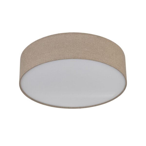 Deckenleuchte Stoff zeitlos 60 cm Beige E27 4-flammig