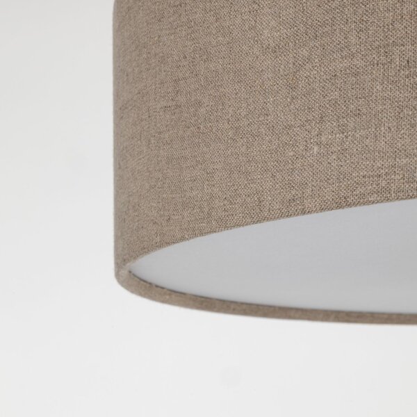 Deckenleuchte Stoff zeitlos 60 cm Beige E27 4-flammig