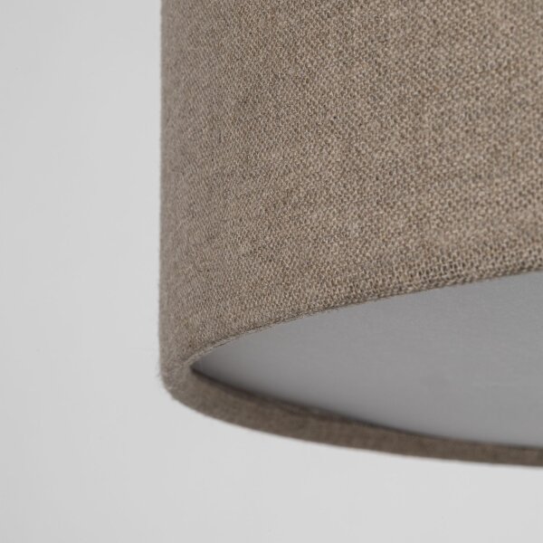 Deckenleuchte Stoff zeitlos 60 cm Beige E27 4-flammig