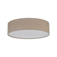 Deckenleuchte Stoff zeitlos 60 cm Beige E27 4-flammig