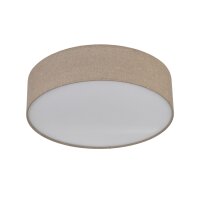 Deckenleuchte Stoff zeitlos 60 cm Beige E27 4-flammig
