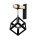 Wandleuchte Metall Schwarz E27 B:22,5 cm modern Moderne