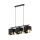 Pendelleuchte Schwarz modern 70 cm Metall E27 3-flammig