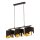 Pendelleuchte Schwarz modern 70 cm Metall E27 3-flammig