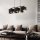 Pendelleuchte Schwarz modern 70 cm Metall E27 3-flammig