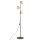 Stehleuchte Metall Glas 151 cm G9 Braun Cognac