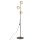 Stehleuchte Metall Glas 151 cm G9 Braun Cognac