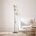 Stehleuchte Metall Glas 151 cm G9 Braun Cognac