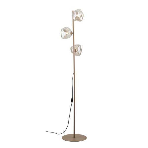 Stehleuchte modern Metall Beige 151 cm G9 3-flammig