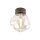 Deckenleuchte Braun modern 17 cm Metall G9 Cognac Glas
