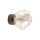Deckenleuchte Braun modern 17 cm Metall G9 Cognac Glas
