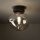 Deckenleuchte Braun modern 17 cm Metall G9 Cognac Glas