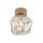 Moderne Deckenleuchte Beige Cognac Metall B:15 cm G9