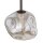 Pendelleuchte Braun Metall B:15 cm G9 Glas in Cognac