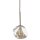 Pendelleuchte Braun Metall B:15 cm G9 Glas in Cognac