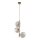 Pendelleuchte Glas Metall Cognac Beige G9 B:29 cm