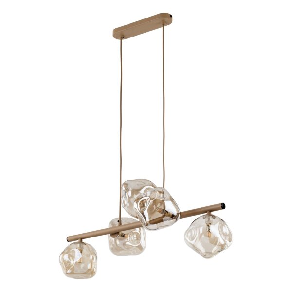Pendelleuchte Beige Metall 65 cm G9 modern 5-flammig